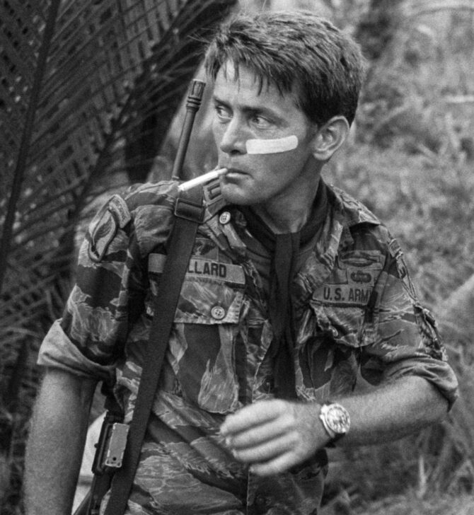 Martin Sheen wearing the Prospex diver watch in Apocalypse now.