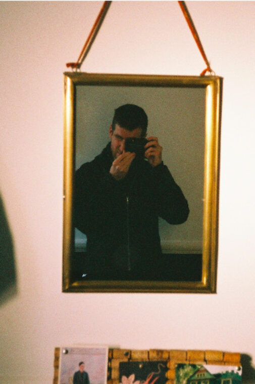 A mirror selfie with the Pentax PC35AF-M Camera.