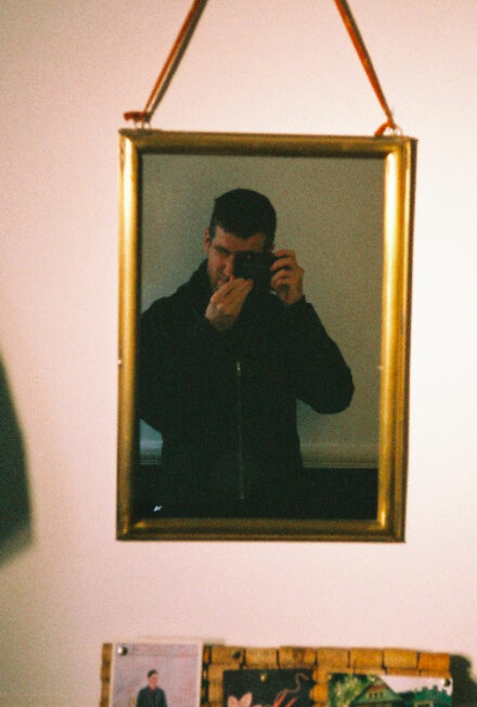 A mirror selfie with the Pentax PC35AF-M Camera.